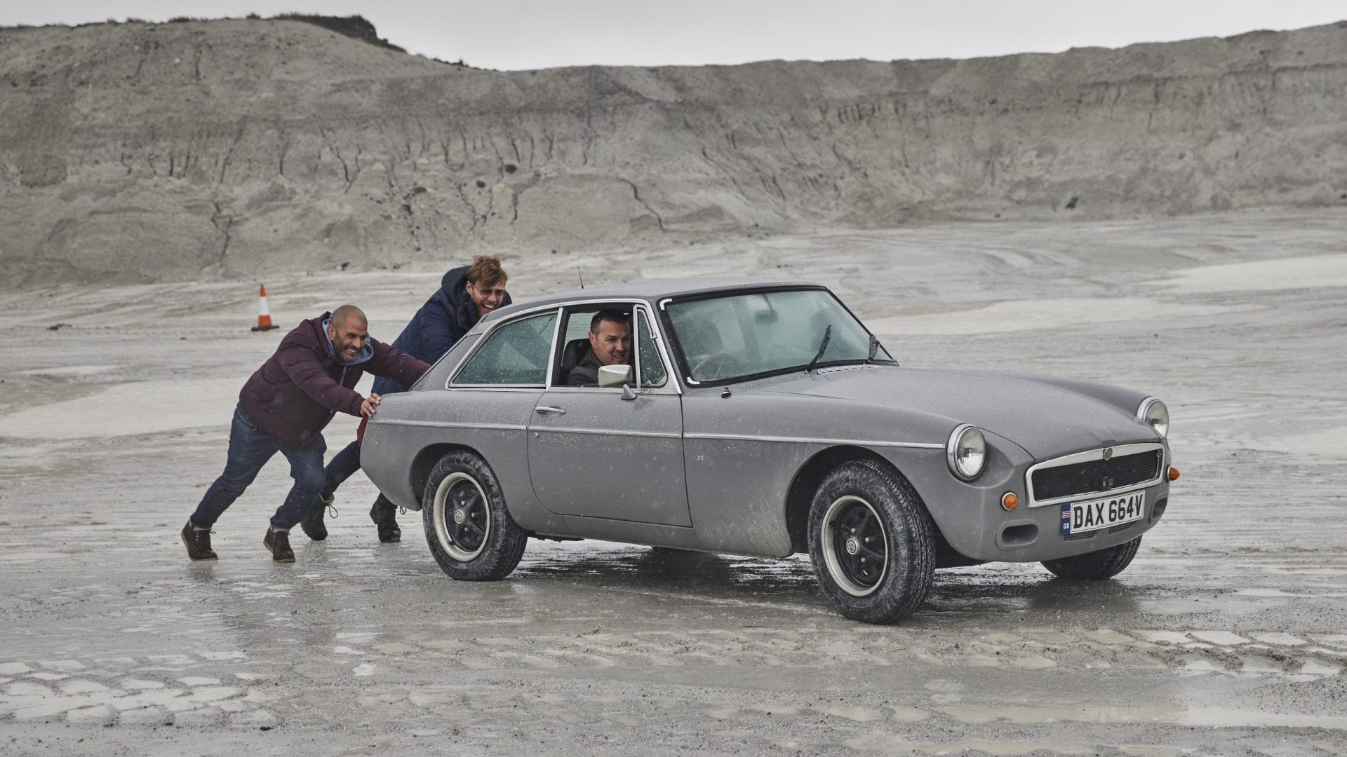 Top Gear Series 31 Picture Shows: Paddy McGuinness, Chris Harris and Freddie Flintoff